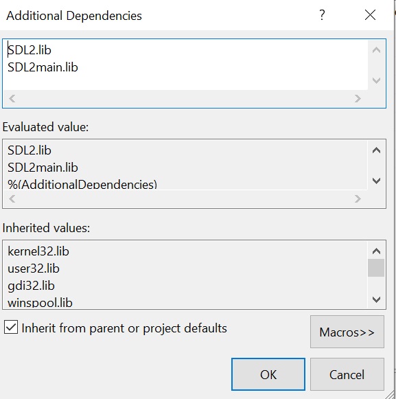 Установка библиотеки SDL в Visual Studio изображение с сайта www.eth1.ru