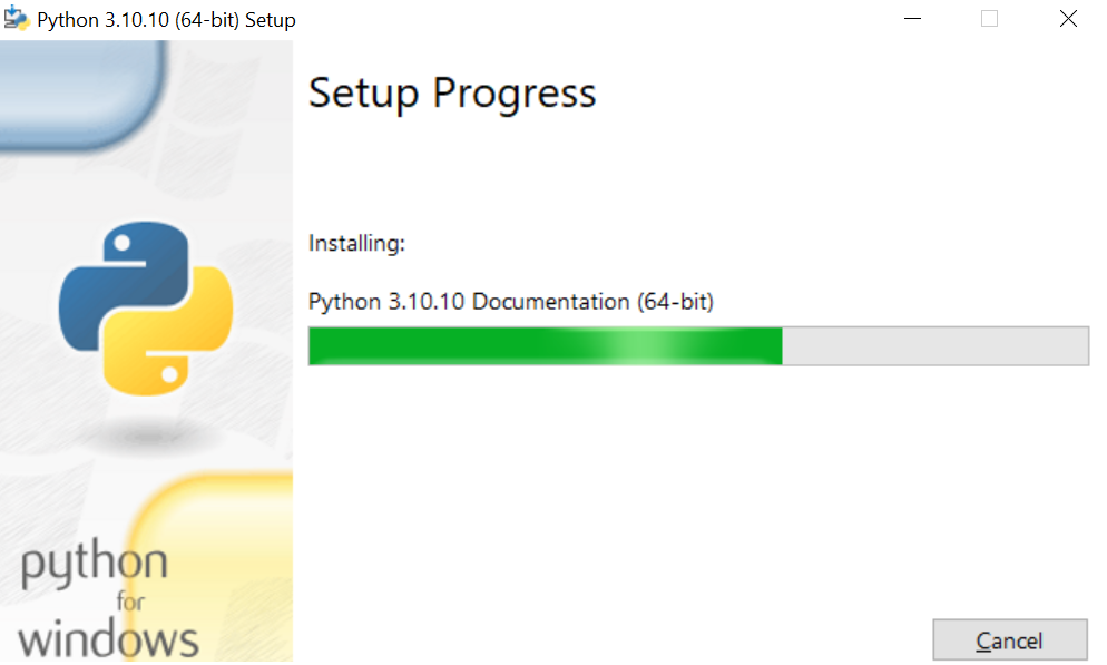 Установка Python в Windows изображение с сайта www.devhops.site