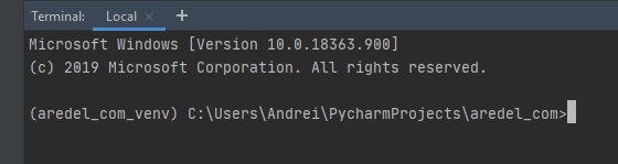 Выбор виртуального окружения при создании проекта в PyCharm www.eth1.ru