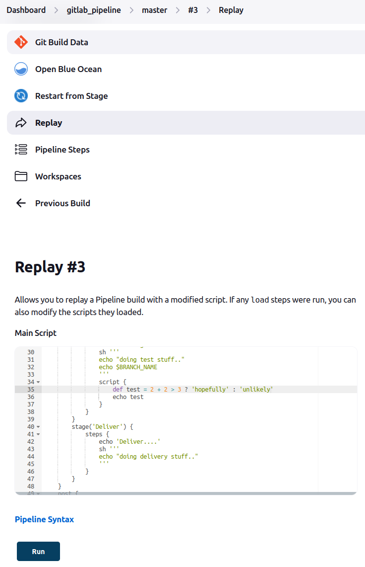 Jenkins replay изображение с сайта www.devhops.site