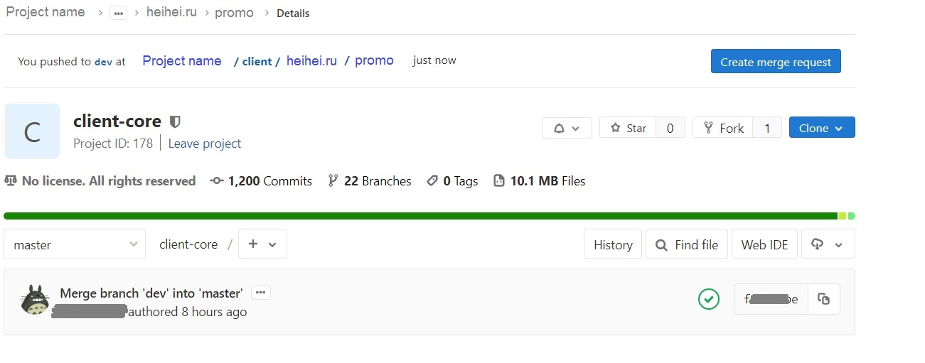 Настройка Tortoise git для работы с gitlab в windows изображение с сайта www.eth1.ru