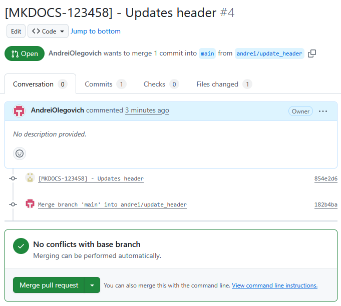 Разрешение конфликтов в GitHub Разрешение конфликтов в git изображение с сайта www.devhops.site изображение с сайта www.devhops.site