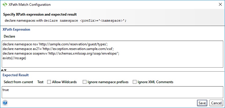 Specify XPath expression and expected result изображение с сайта www.eth1.ru