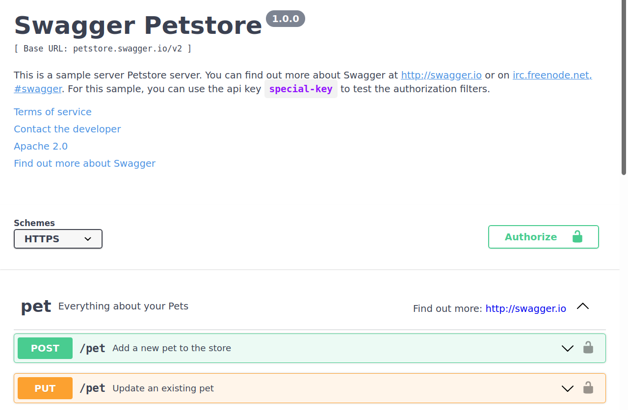 Swagger pet post put изображение с сайта www.eth1.ru