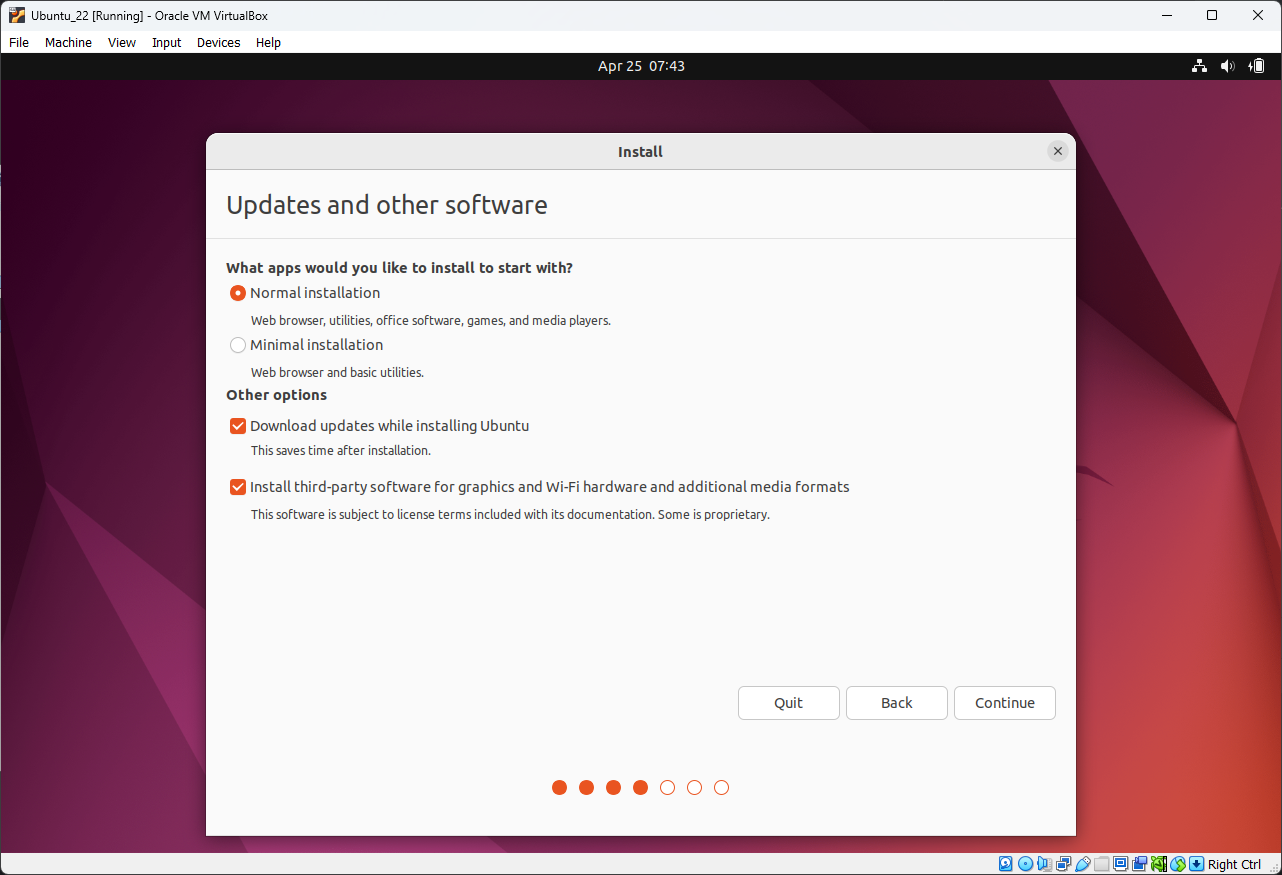 Установка Ubuntu 22.04 изображение с сайта www.devhops.site