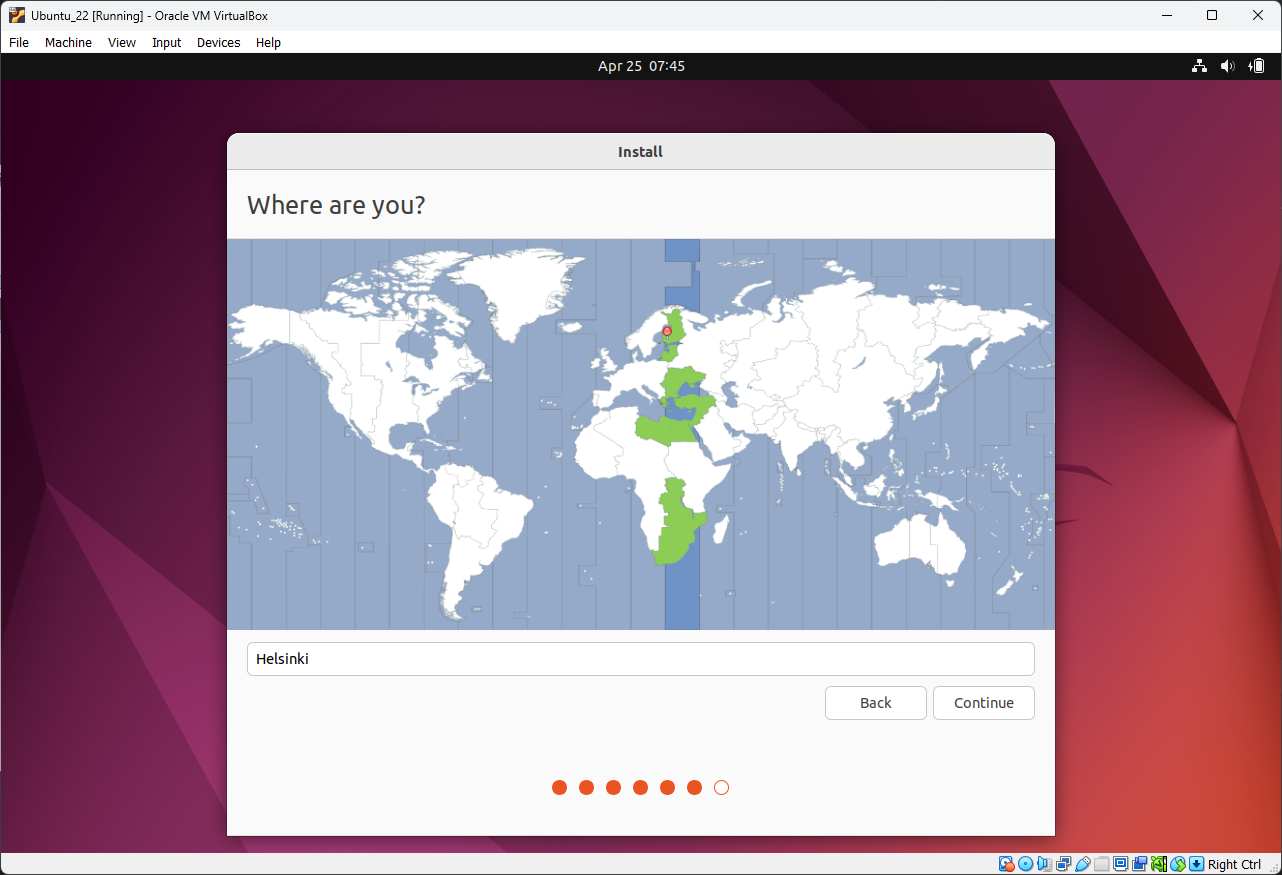 Установка Ubuntu 22.04 изображение с сайта www.devhops.site