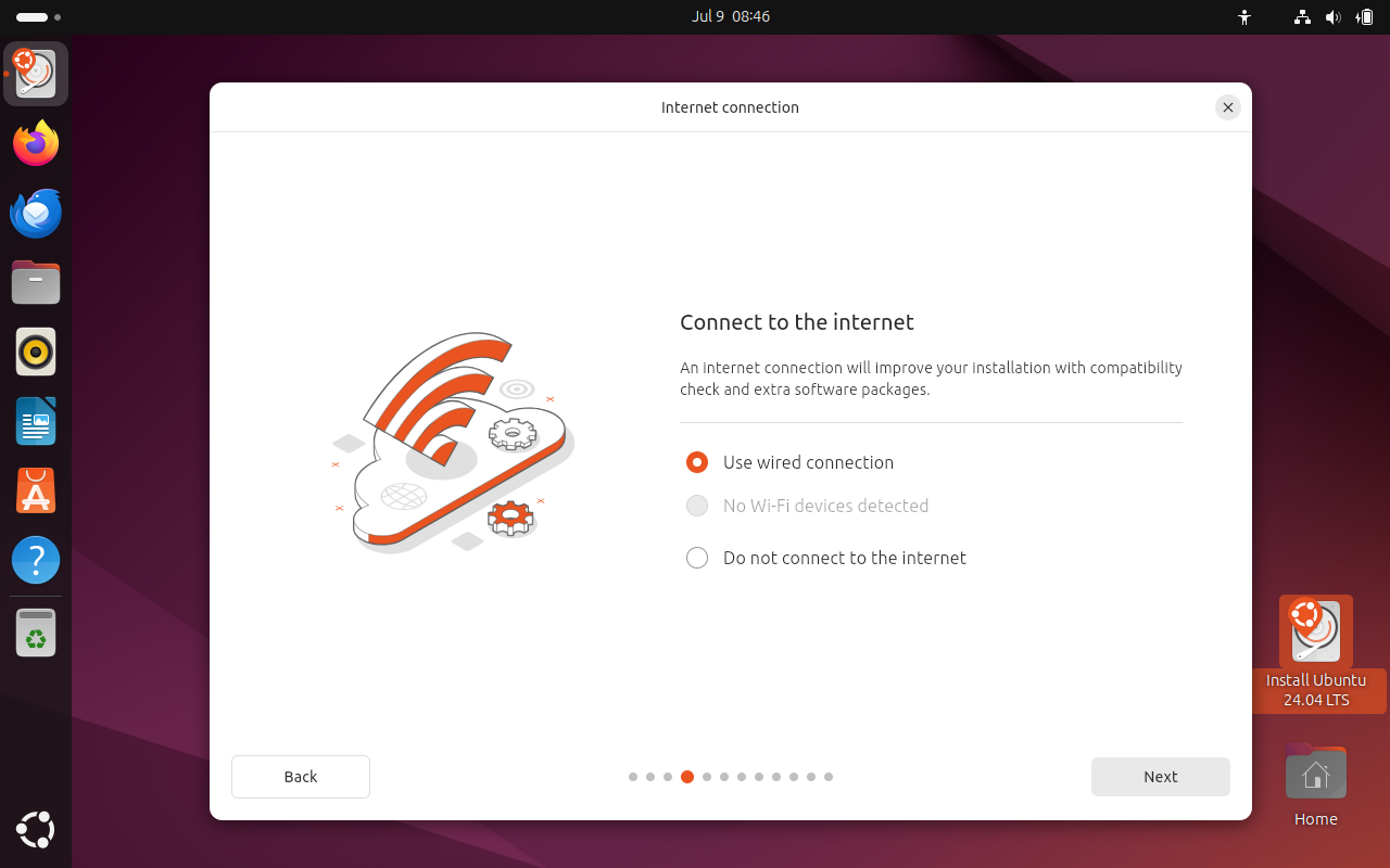 Установка Ubuntu 20.04 изображение с сайта www.devhops.site