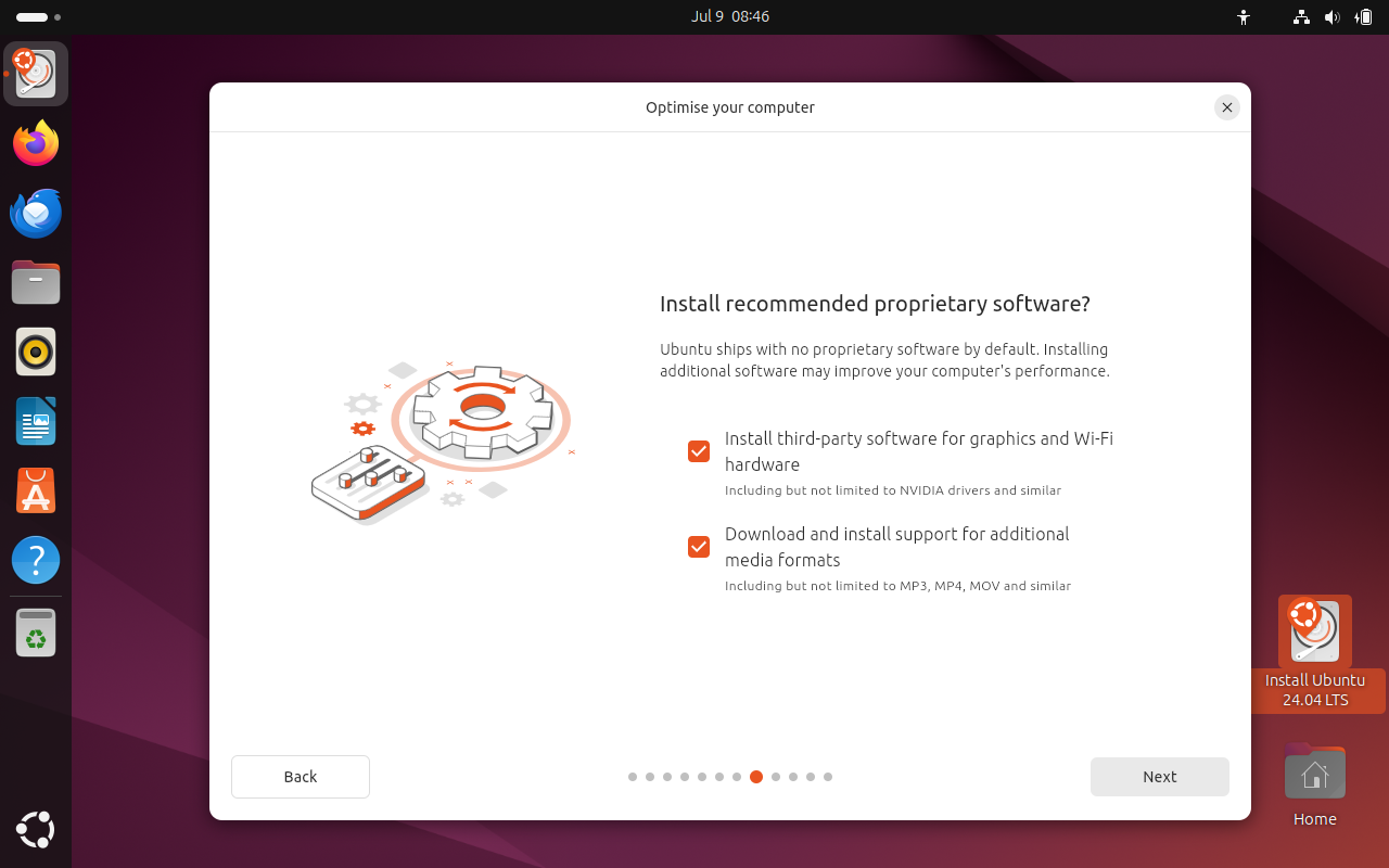 Установка Ubuntu 20.04 изображение с сайта www.devhops.site
