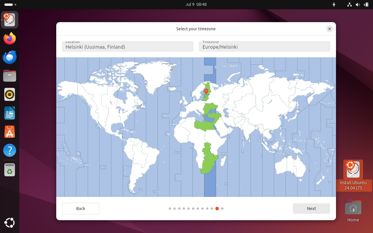 Установка Ubuntu 20.04 изображение с сайта www.devhops.site