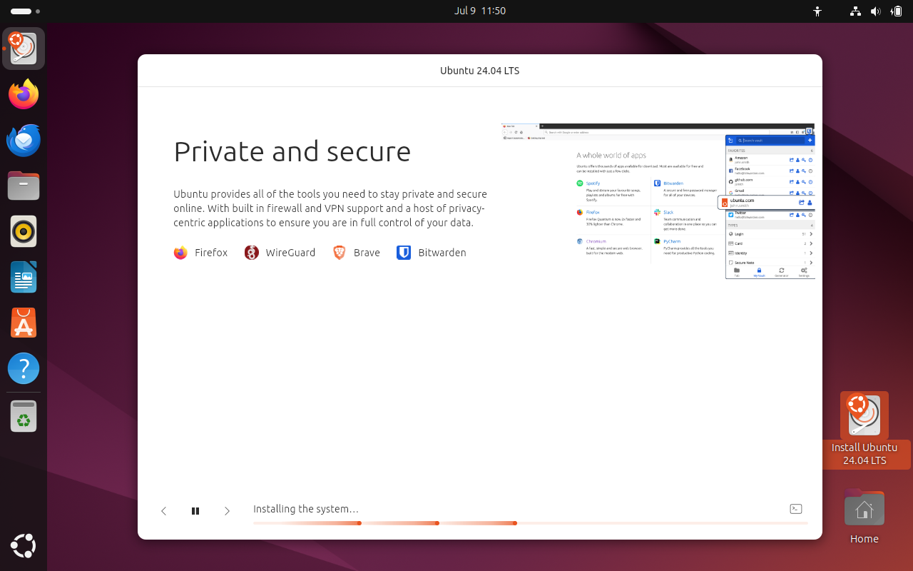 Установка Ubuntu 20.04 изображение с сайта www.devhops.site