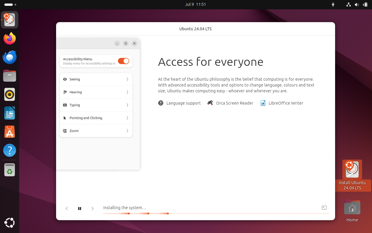 Установка Ubuntu 20.04 изображение с сайта www.devhops.site