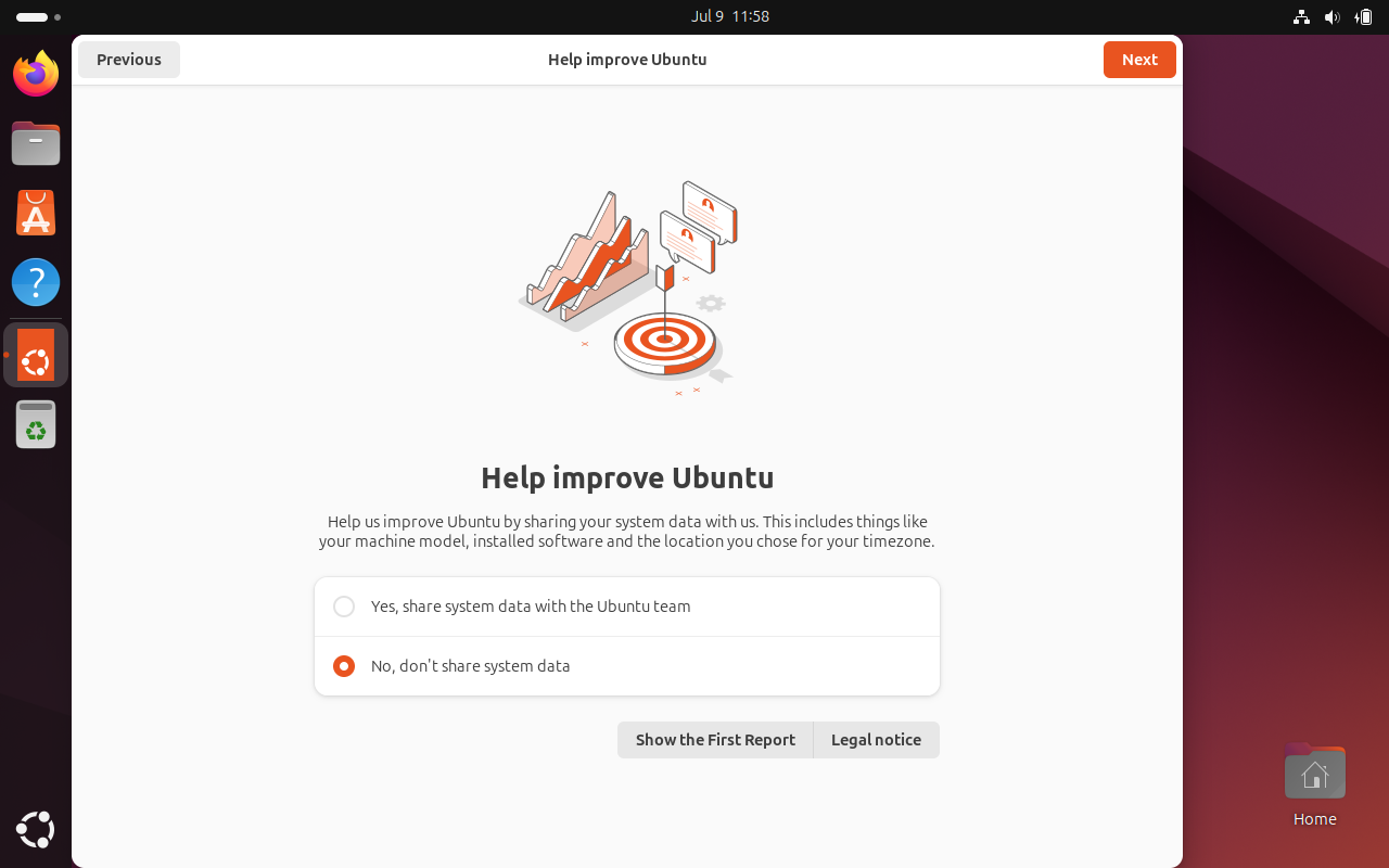 Установка Ubuntu 20.04 изображение с сайта www.devhops.site