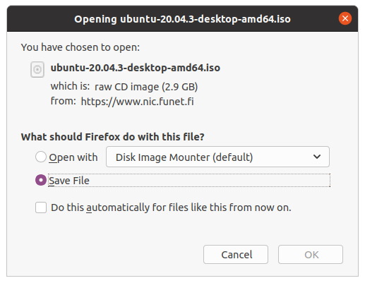 Установка Ubuntu 20.04 изображение с сайта www.eth1.ru