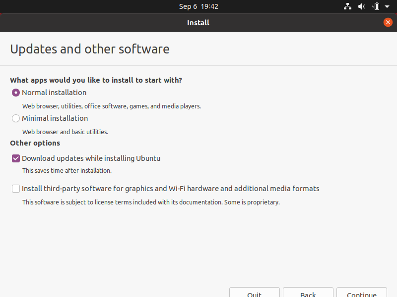Установка Ubuntu 20.04 изображение с сайта www.eth1.ru