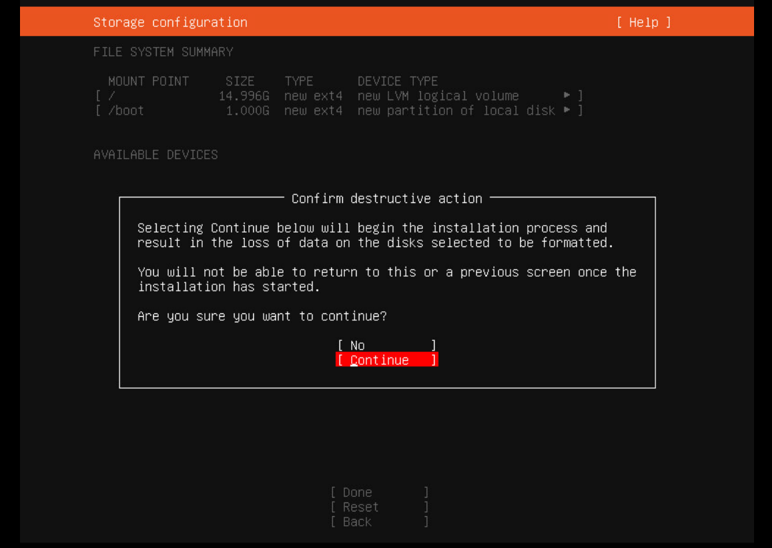 Установка Ubuntu Server 20.04 сервер без GUI изображение с сайта www.eth1.ru