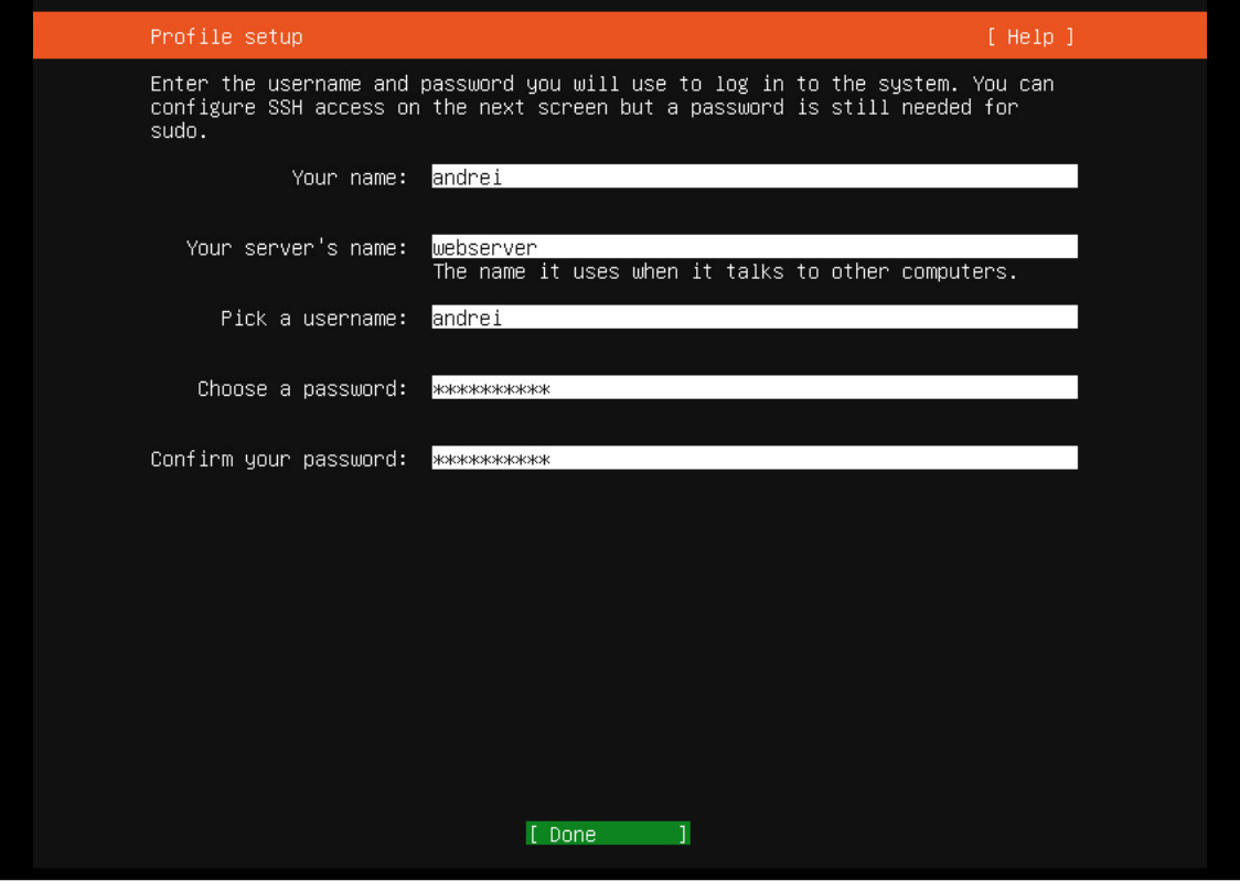 Установка Ubuntu Server 20.04 сервер без GUI изображение с сайта www.eth1.ru