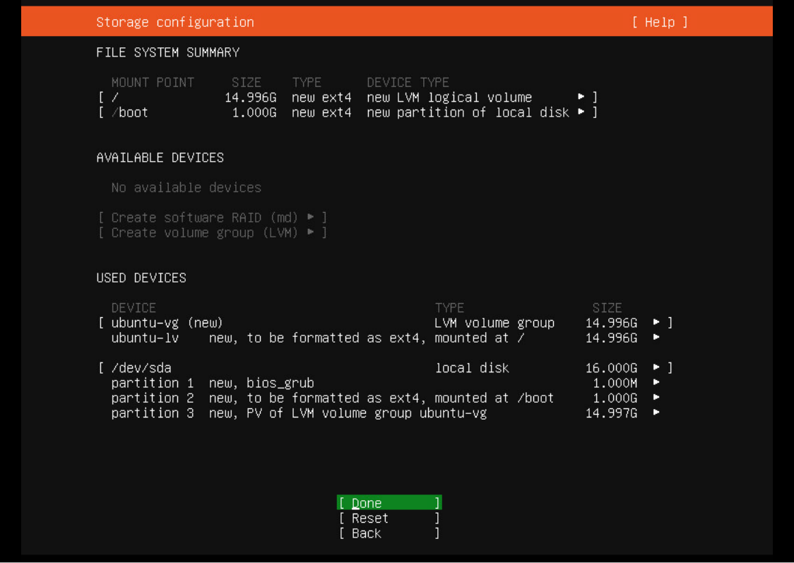 Установка Ubuntu Server 20.04 сервер без GUI изображение с сайта www.eth1.ru