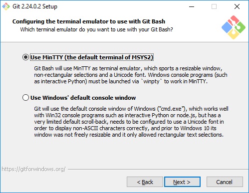 установка git for windows с openSSH изображение с сайта www.eth1.ru