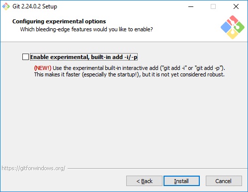 установка git for windows с openSSH изображение с сайта www.eth1.ru