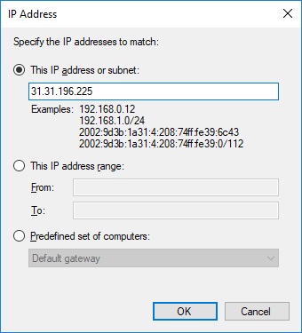 WF Custom Rule заблокировать IP www.devhops.site