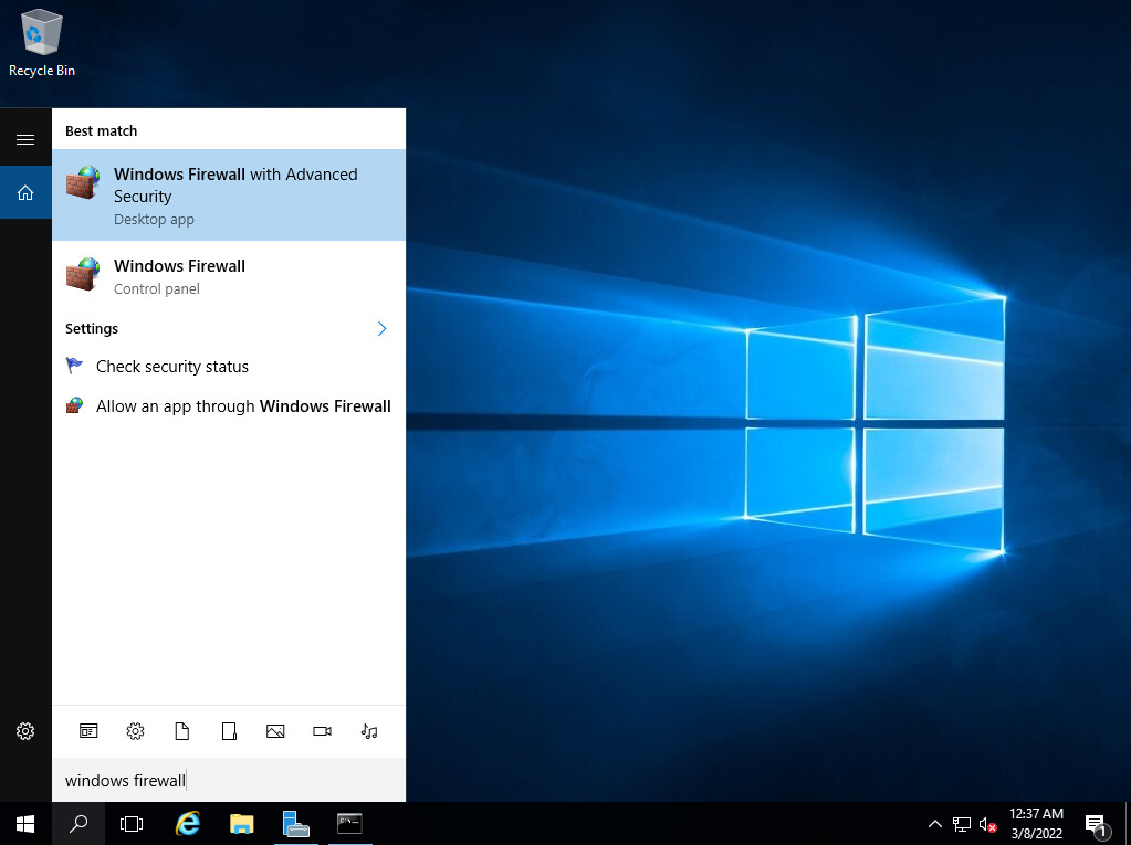 Разрешить пинг Windows Server входящий www.devhops.site