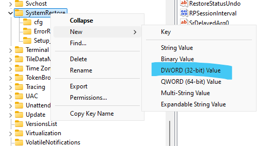 Задание SystemRestorePointCreationFrequency Windows изображение с сайта www.devhops.site изображение с сайта www.devhops.site